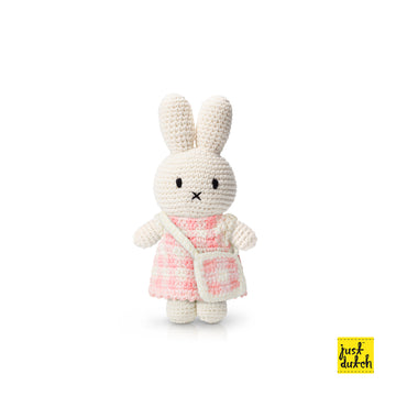 Miffy 米飛和她的格紋洋裝+格紋包