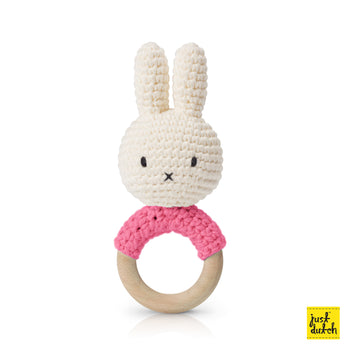 Miffy 米飛 手搖鈴 - 桃紅