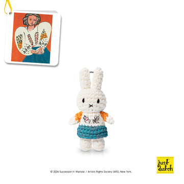 Miffy 米飛 手工編織 鑰匙圈 - 羅馬尼亞罩衫