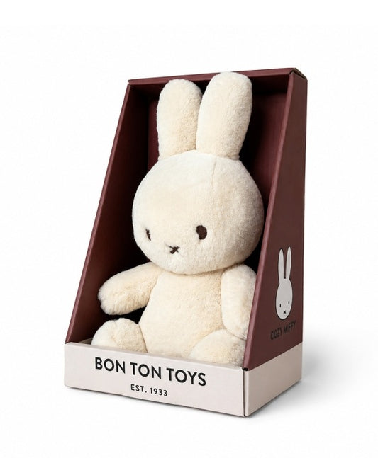 Bon Ton Toys | Miffy Cozy 米飛 絲絨 娃娃 禮盒 23 cm