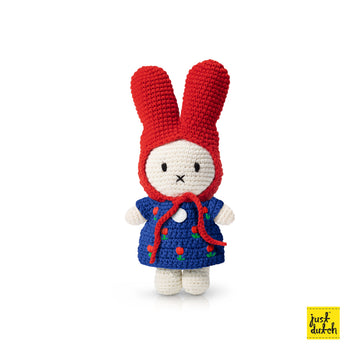 Miffy 米飛和她的藍色鬱金香洋裝+紅帽